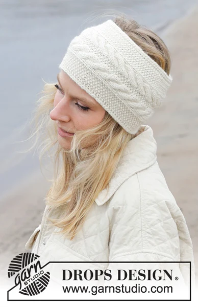 242-41 Double Twist Headband by DROPS Design